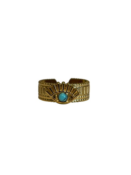Anillo Ojo Turquesa