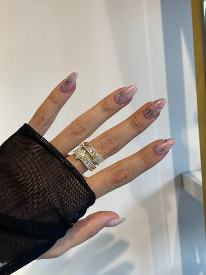 Anillo Doble Estrella