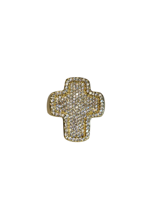 Anillo Cruz Brillos