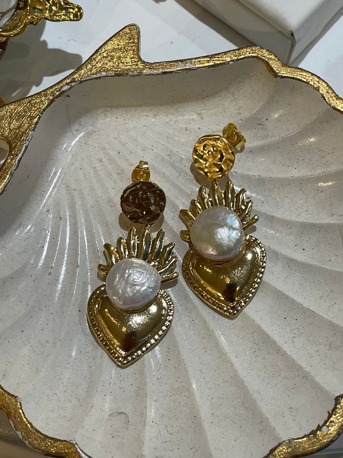 Aretes Lili Cora Con Perla