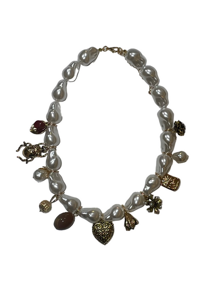 Collar India Perla