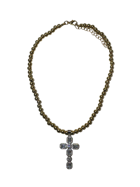 Collar Cruz Bicolor