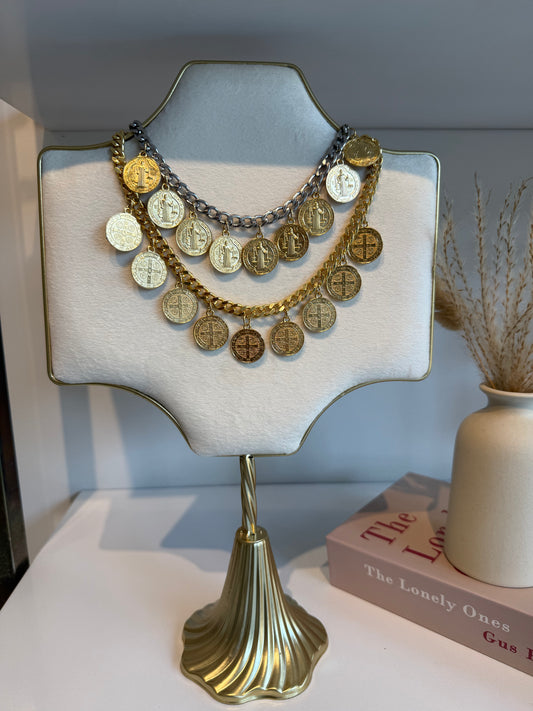 Collar San Benito Monedas