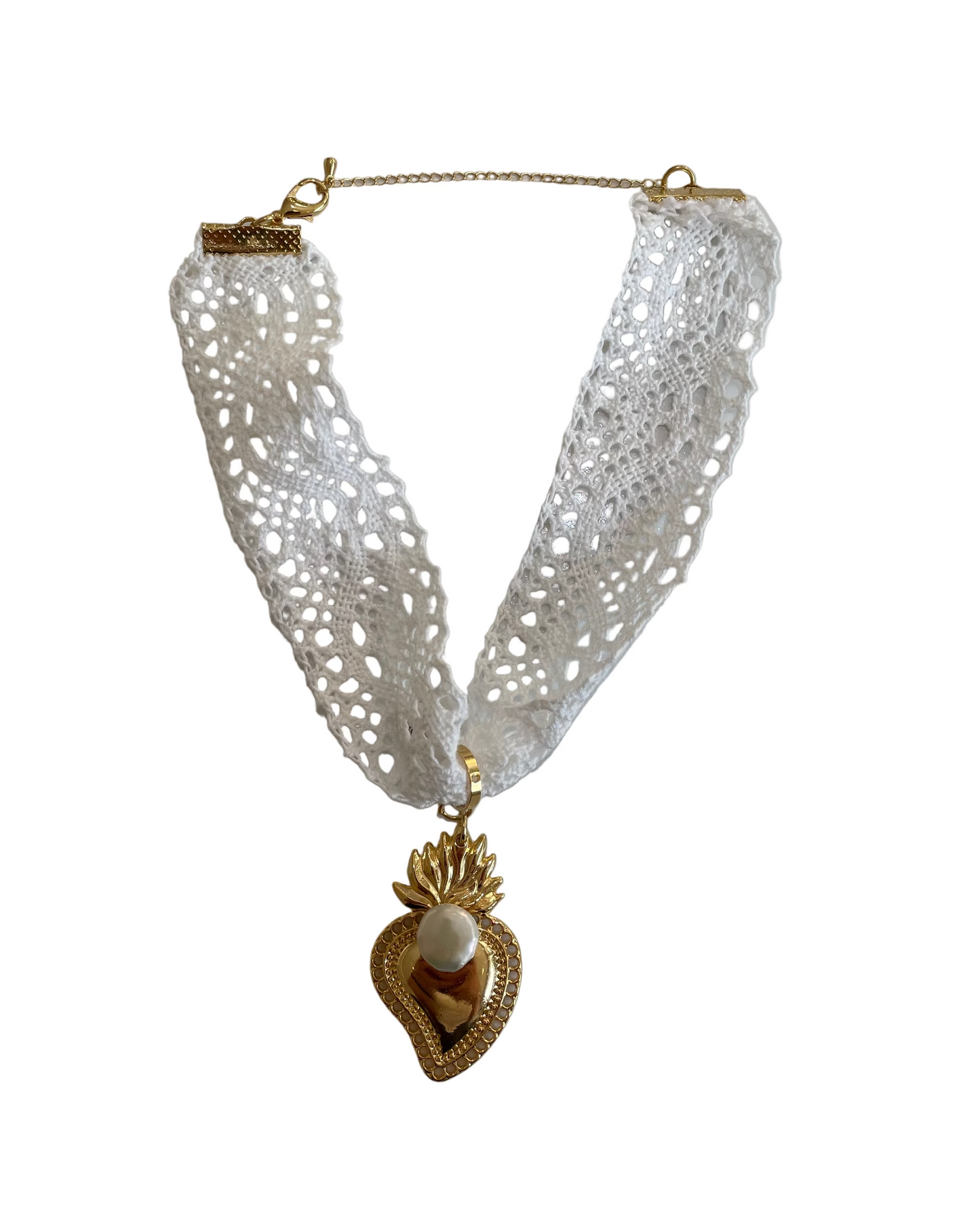 Collar Milán Encaje Sagrado Corazón