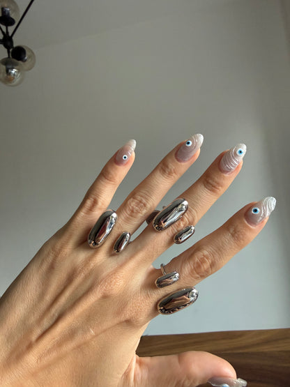 Anillo Pirámide Plata