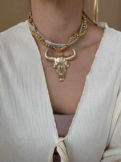 Collar Bravura Plata Toro