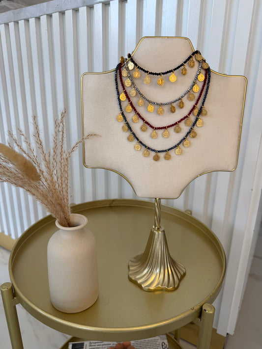 Collar Hematita Cruz